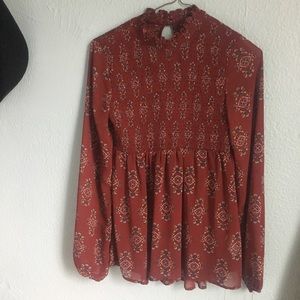 Target fit and flare turtle neck top